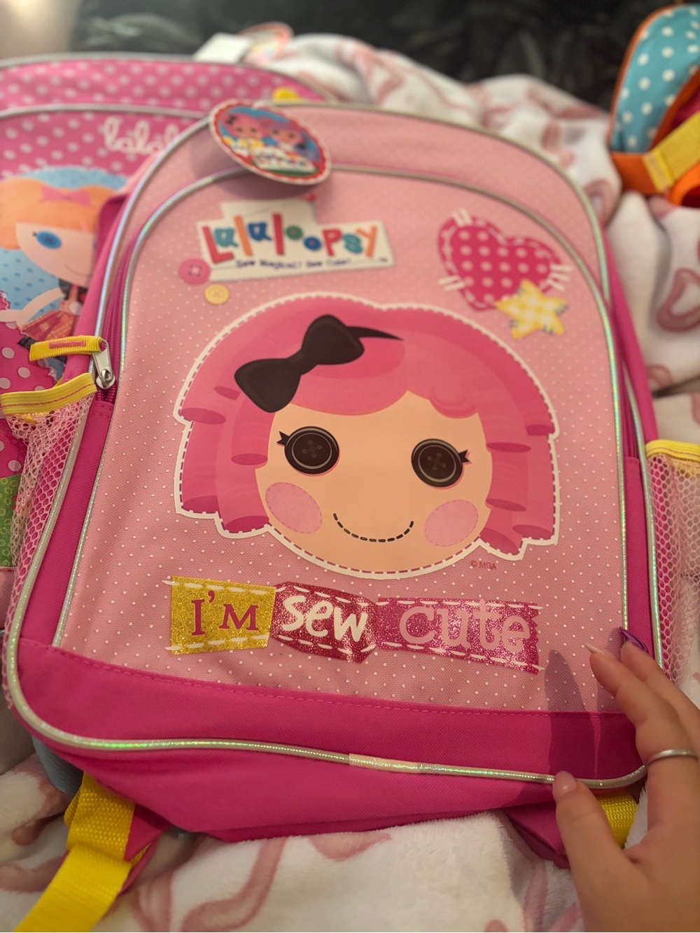 Lalaloopsy Pink Kids Backpack - I'm Sew Cute, no offers